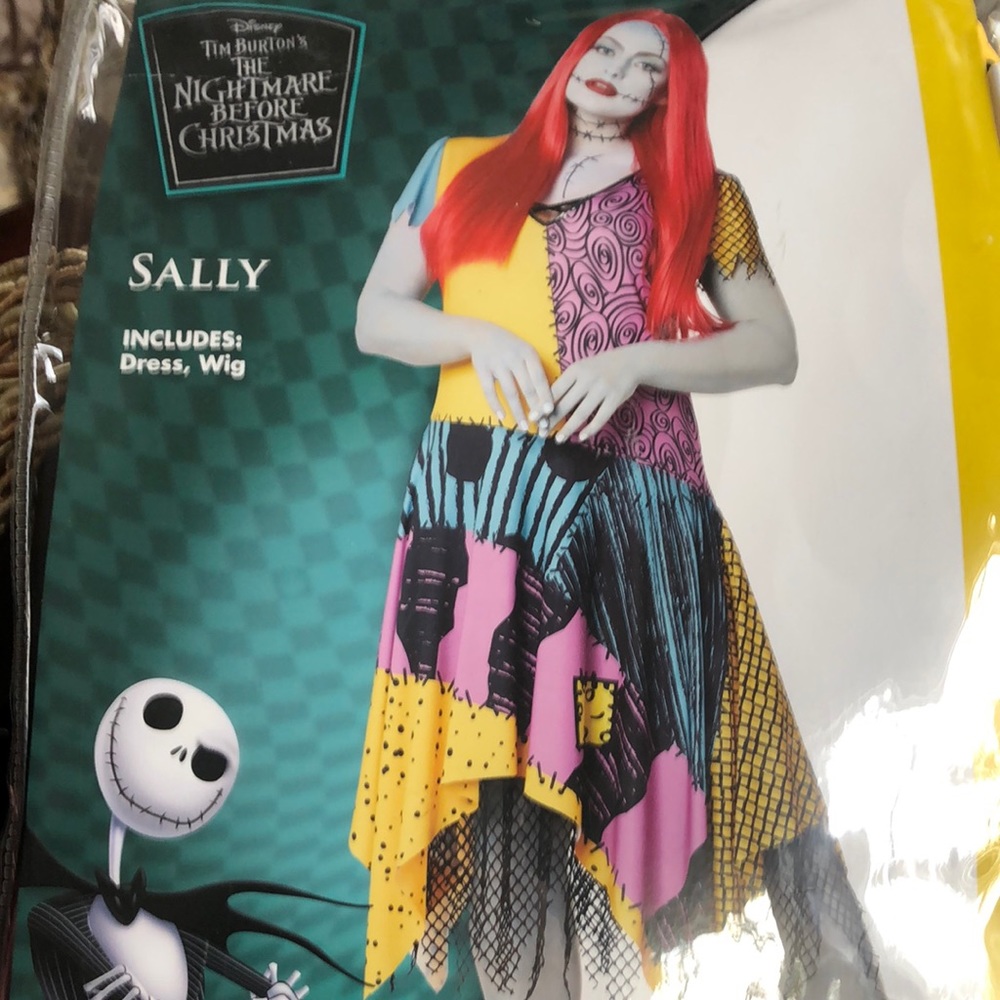 - Sally costume plus size 1X , dress and wig